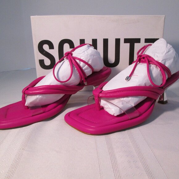 Schutz S-Meghan Hot Pink Strappy Sandal NIB Sz 6M - Picture 5 of 14